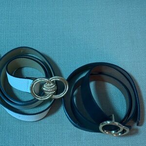 Elegant Gold and Black Women's Belt